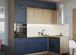 Кухонный гарнитур Океания Кристалл-7 (2400х1200 мм)
