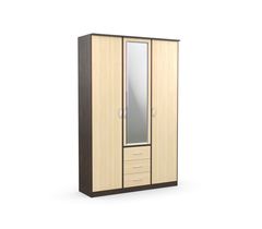 Шкаф комбинированный Дуэт Люкс с зеркалом (1500*450*2300)