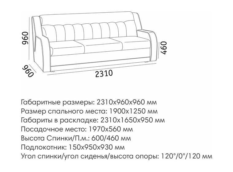 Диван Блистер  2 БД