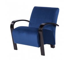Современное кресло Балатон 1060 синее в гостиную