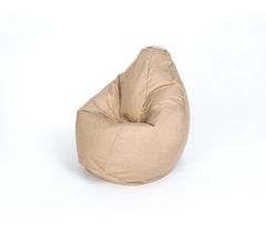 Кресло-мешок "Груша"  Хоум рогожка песочная
