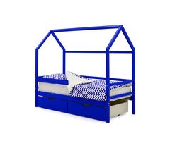 Кровать-домик «Svogen синий»