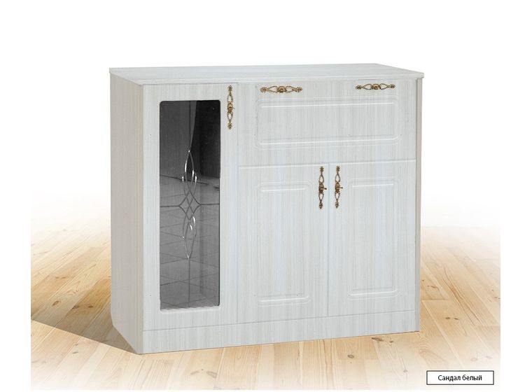 Комод со стеклом Венеция В-11
