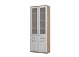 Шкаф МЦН двухдверный со стеклом ЮН-6 Юниор-7