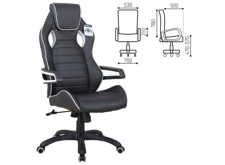 Кресло компьютерное BRABIX "Techno Pro GM-003"  531814