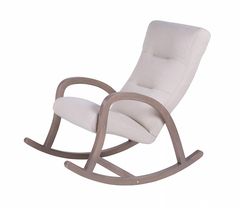 Кресло-качалка Камея 1372 бежевый эко-стиль