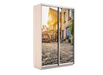 Шкаф-купе Экспресс 2-х дверный (фотопечать) гл.600