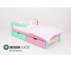 Детская кровать «Svogen classic мятный-лаванда»