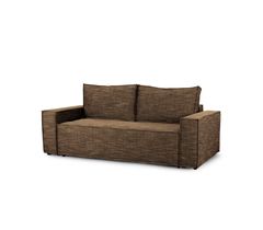 Прямой диван "Тулон"  (вариант 3) еврокнижка коричневый