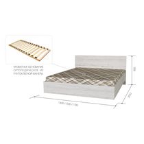 Кровать односпальная Милана Основание IKEA