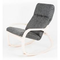 Кресло-качалка Сайма 430 серое эко-стиль