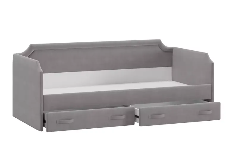 Кровать с мягкой обивкой и ящиками Кантри Тип 1 (900) - ТД-308.12.02