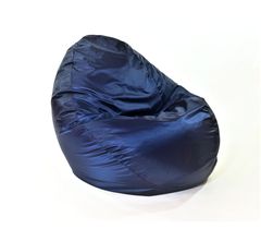 Кресло-мешок "МАКСИ" Оксфорд водооталкивающий чёрно-синий