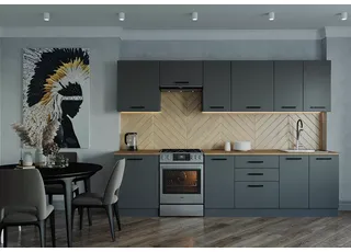 Гарнитур кухонный Антрацит-3000