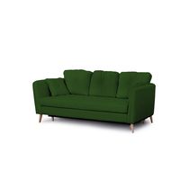 Прямой диван-кровать "Анталия-2" (вариант 1) тик-так зеленый
