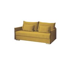 Прямой диван-кровать "Том" (вариант 3) еврокнижка желтый