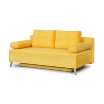 Прямой диван-кровать "Сидней" (вариант 4) еврокнижка желтый