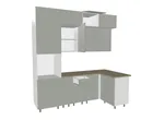 Кухонный гарнитур Аликанте-15/16 (2300х1200 мм)
