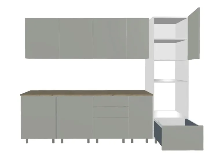 Кухонный гарнитур Аликанте-31/32 (3000 мм)
