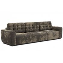 Прямой диван-кровать "Милан 2" (вариант 2) еврокнижка коричневый