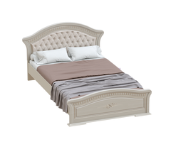 Кровать двуспальная с мягким изголовьем Николь 1600