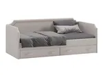 Кровать с мягкой обивкой и ящиками Кантри Тип 1 (900) - ТД-308.12.02